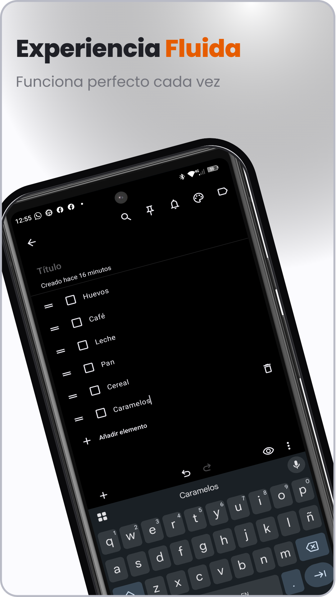 Captura de Notepad: Bloc de notas tareas